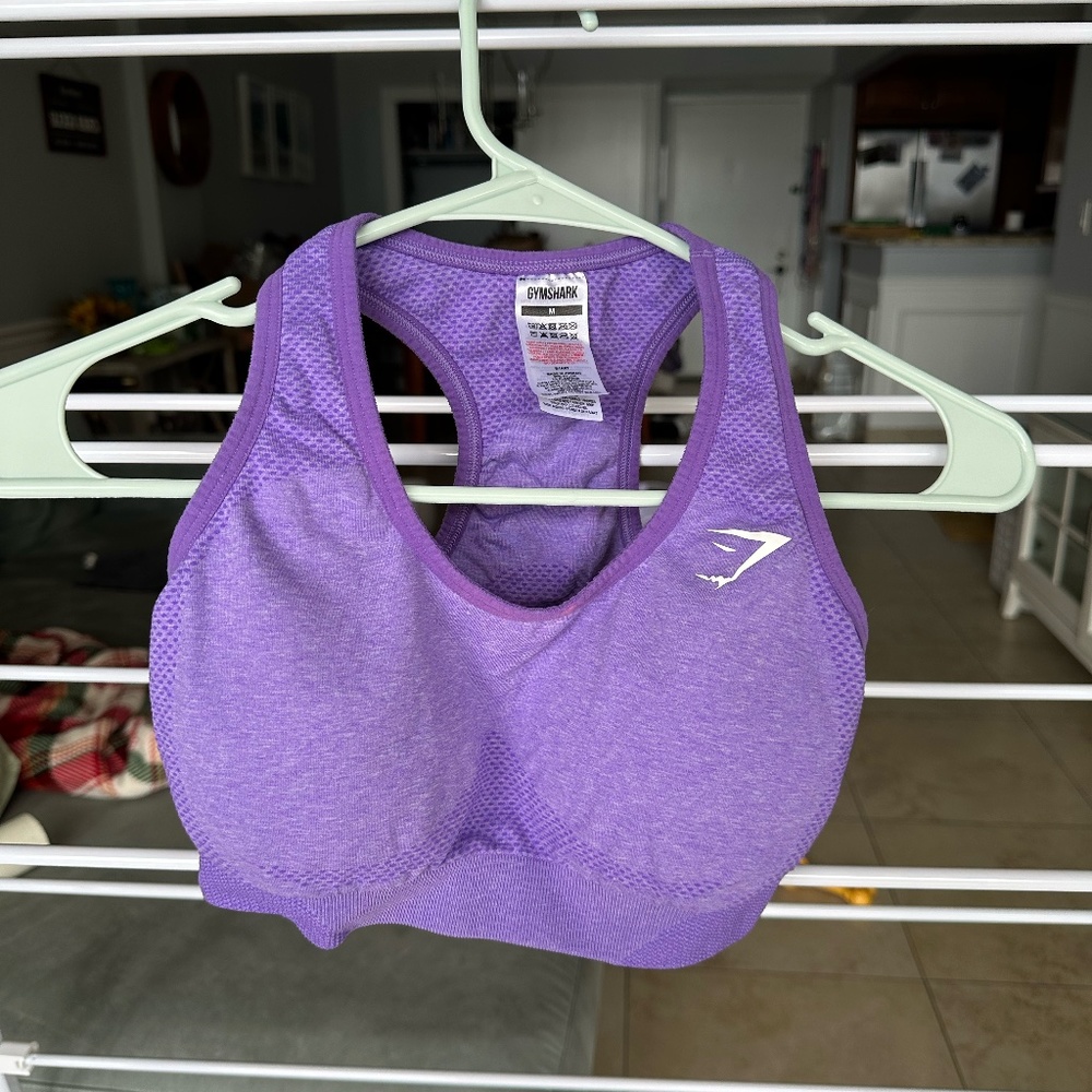 Gymshark Vital Seamless Purple Sports Bra